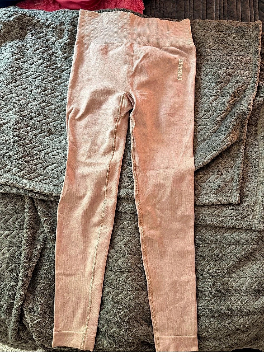 Gymshark pink camo seamless leggings